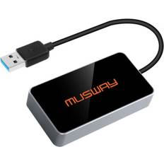 Musway BT Audiostreaming USB Dongle BTS USB Bluetooth Dongle Schwarz