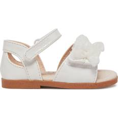 Patent Leather Sandals Children's Shoes Mayoral Girls Faux Patent Leather Sandals - White