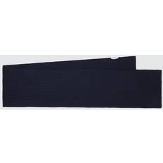 Gucci Ribbed-Knit Wool Scarf - Blue