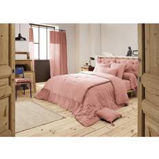 Fabrics L'effet Papillon Edredon Bout Lit Gaze Coton 90x200 Rose Fabrics Pink