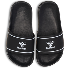 Drenge Sandaler Hummel Pool Slide Badesandaler - Sort/Hvid