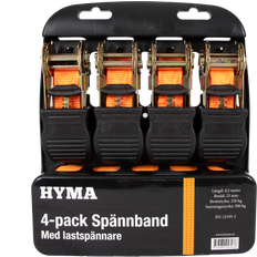 Joustavat köydet ja kiristyshihnat Hyma Spanngurt 4er-Pack