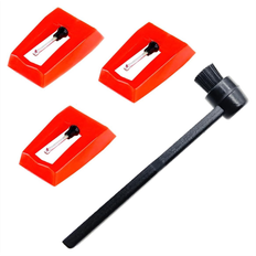 Styluses on sale Ergonomie ohne Grenzen 3 Pack Record Player Needles Replacement with Stylus Cleaning Brush