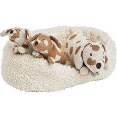 Legetøj Smallstuff Hundkorg Med Hundmamma Och Valpar 70018-01