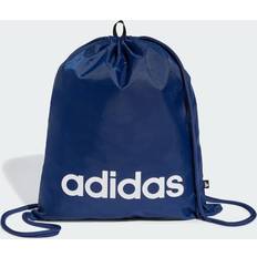 Dame - Hvid Duffeltasker & Sportstasker adidas Linear Gymnastikpose - Dark Blue/White
