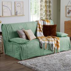 Housses Clic-Clac En Polyester Vert 140x190 Housse de Canapé Amovible Vert
