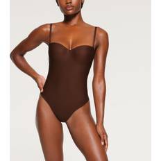 SKIMS Underwire Thong Bodysuit - Deep Neutral