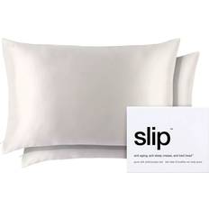 Slip Pure Silk Queen Pillowcase Duo Pillow Case White