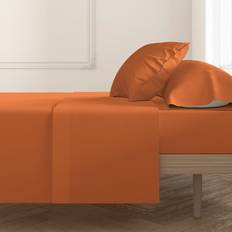 Orange Bed Sheets Happy Home MixColors Single Top Bed Sheet Orange