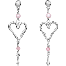 Maanesten Øreringe Maanesten Sabi Earrings - Silver/Pearls