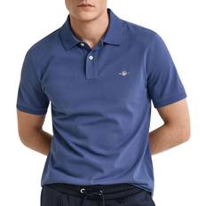 Gant Men Polo Shirts Gant Shield Pique Polo Shirt - Bleu