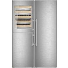 Fridge with freezer compartment Liebherr XRCST5295 American Fridge Freezer Stainless Steel