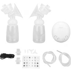 Electric Breast Pump Backflow Low Noise Soft Silicone Double Breast Feeding Pump