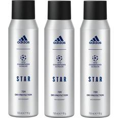 Adidas Deodorants adidas 3 x Uefa 72H Anti Perspirant Body Spray 150ml