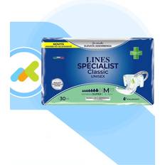 Protezioni per Incontinenza Lines Specialist Classic Super M 30 Pezzi