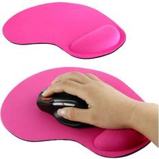 Tapis de souris Tapis Souris Pc Repose Poignet Ergonomique Anti Dérapant Ultra Fin Rose