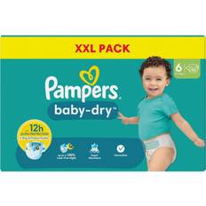 Pampers Baby Dry Bleer Str 6 13-18 kg 92-pak