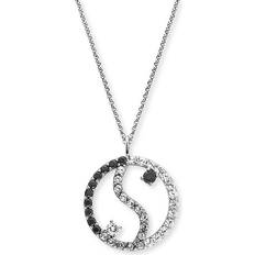 Engelsrufer Halskette Yin Yang ERN-YIYABAL-39-ZI - Silber