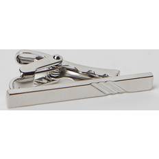 Tie Clips Burton Mens Tie Bar With Detail - Silver