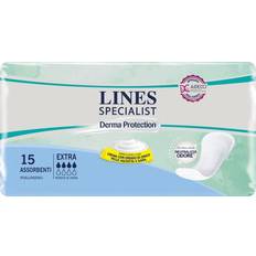 Protezioni per Incontinenza Lines Specialist Derma Protection Pannolone Sagomato Extra 15 Pezzi