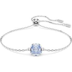 Blue Bracelets Swarovski Birthstone Bracelet Square Cut - Blue