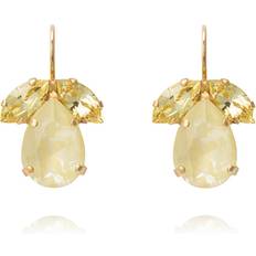 Dam - Gula Smycken Caroline Svedbom Timo Earrings Gold Soft Yellow Combo