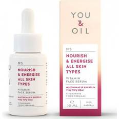 You & Oil Nourish Energise All Skins Types Vitamin Face Serum 30ml