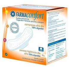 Toallas menstruales Compresas De Día 100% Algodón 10 Uds