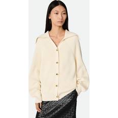 Cardigans Bottega Veneta Côtelé En Coton - Ivory