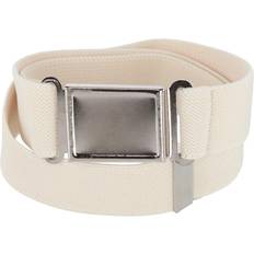 Kids' Adjustable Elastic Belt with Magnetic Buckle - White
