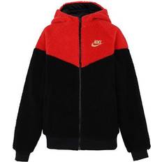Nike Boys Fleece Garments Nike Kids Fleece Stay Warm Colorblock Hooded Jacket Boy - Black