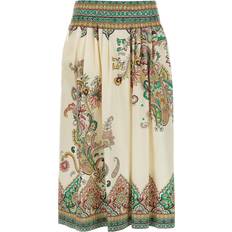 Multicoloured Skirts Etro Etro-Paisley Flower Skirt Gonne - Blanc