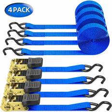 Ohuhu Ratchet Tie Down Straps 4 Pack 4.6m 680kg