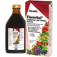 Floradix Floravital Yeast And Gluten Free Liquid Iron 500ml