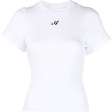 Script A Organic Cotton T-shirt - White