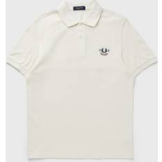 Fred Perry Clubhouse Embroidered Polo - Ecru