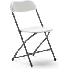 White Camping Chairs Marbueno White Resin Folding Chair 44 x 44 x 79 cm