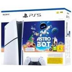 Sony PS5 Console 1TB Standard Slim White Astro Bot Bundle