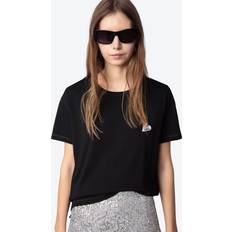 Zadig & Voltaire Marta Heart T-Shirt Black