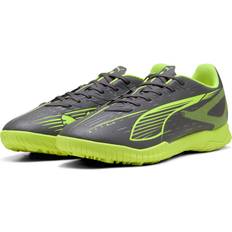 Yellow Football Shoes Puma Ultra 5 Play TT Football Boots - Matte Aged Silver/Yellow Alert