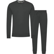 Blank Tracksuit Sweatshirt Joggers Set - Magnet