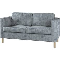 Hemtextil Dekoria Pärup Klädsel 2 Personer Gråmelerat 165 x 80 x 86 Velvet Sofföverdrag Grå
