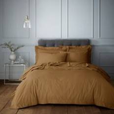 Hotel 230 Thread Count Cotton Percale - Caramel Duvet Cover