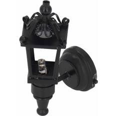 Neoglint 1:12 Scale Dollhouse Wall Lamp Black Simulation Miniature LED Wall Light