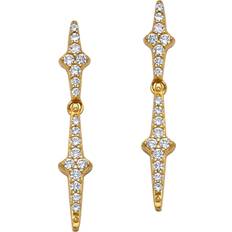 Gold Luna Drop Earrings