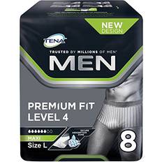 TENA Men Premium Fit Protective Underwear Level 4 L XL 6 Packs of 8