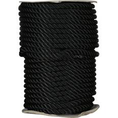 Lalizas 3 Strand Geflochtenes Seil 100 M Schwarz 20 mm