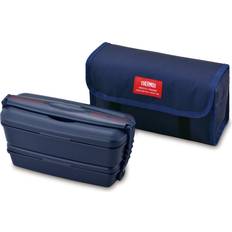 Thermos Kitchen Storage Thermos Thermos Bento Box 2 Tiers Fresh Lunch Box 900ml Deep Navy Food Container