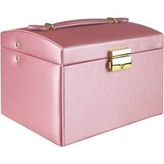 Konstgjort Läder Smyckeskrin - Rosa