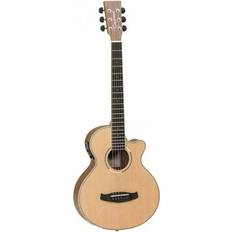 Chitarre acustiche Tanglewood Chitarra Acustica DISCOVERY Travel Super Folk DBT TCE BW